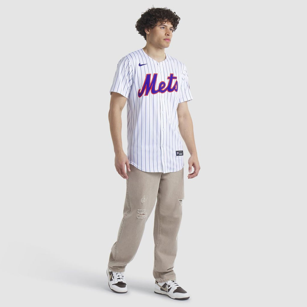 New York Mets Home Replica Team Jersey — White