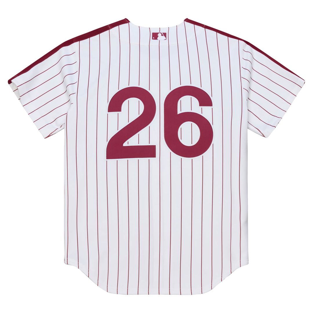 Philadelphia Phillies Chase Utley 2003 Cooperstown Authentic Jersey — White