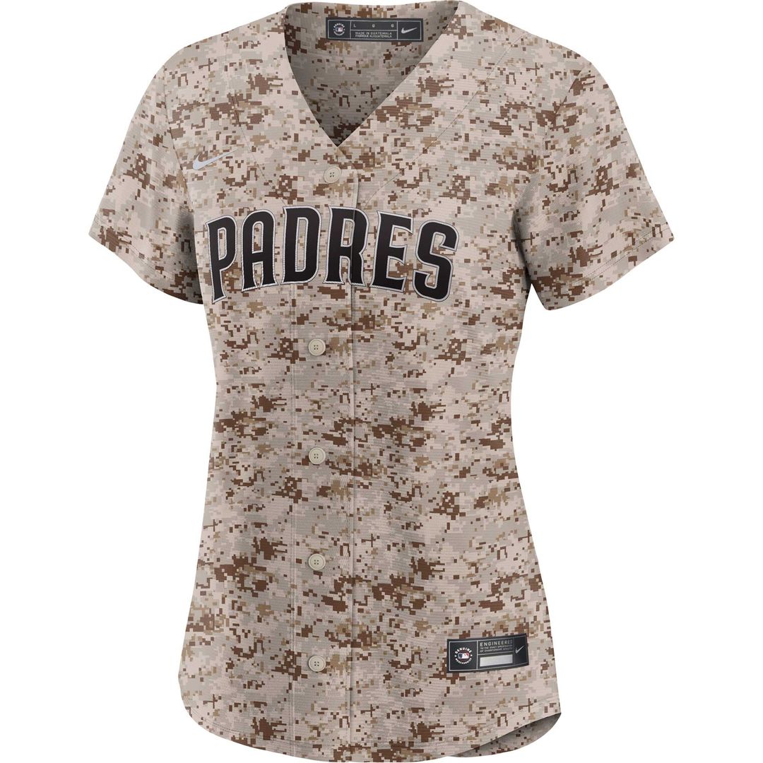 San Diego Padres Fernando Tatis Jr. Women's USMC Alternate Replica Jersey — Camo