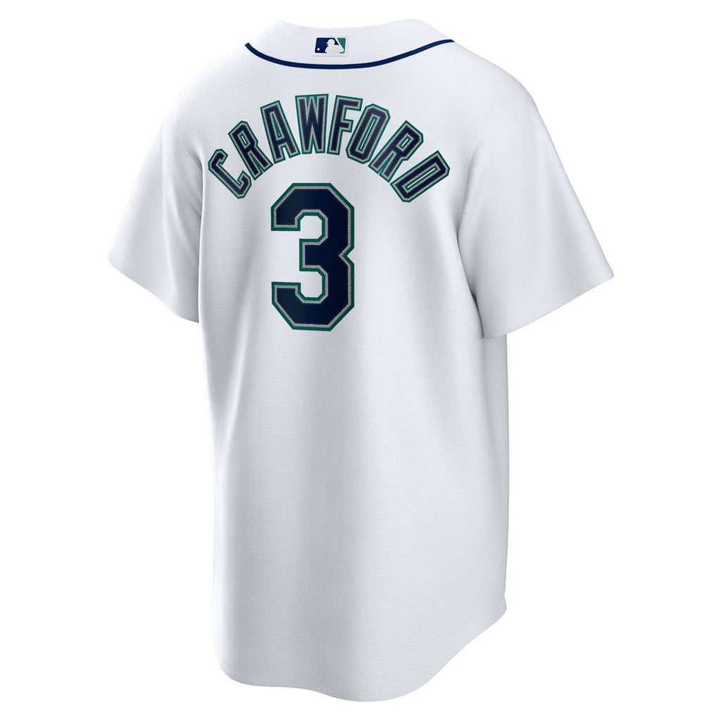 Seattle Mariners JP Crawford Home Replica Jersey — White