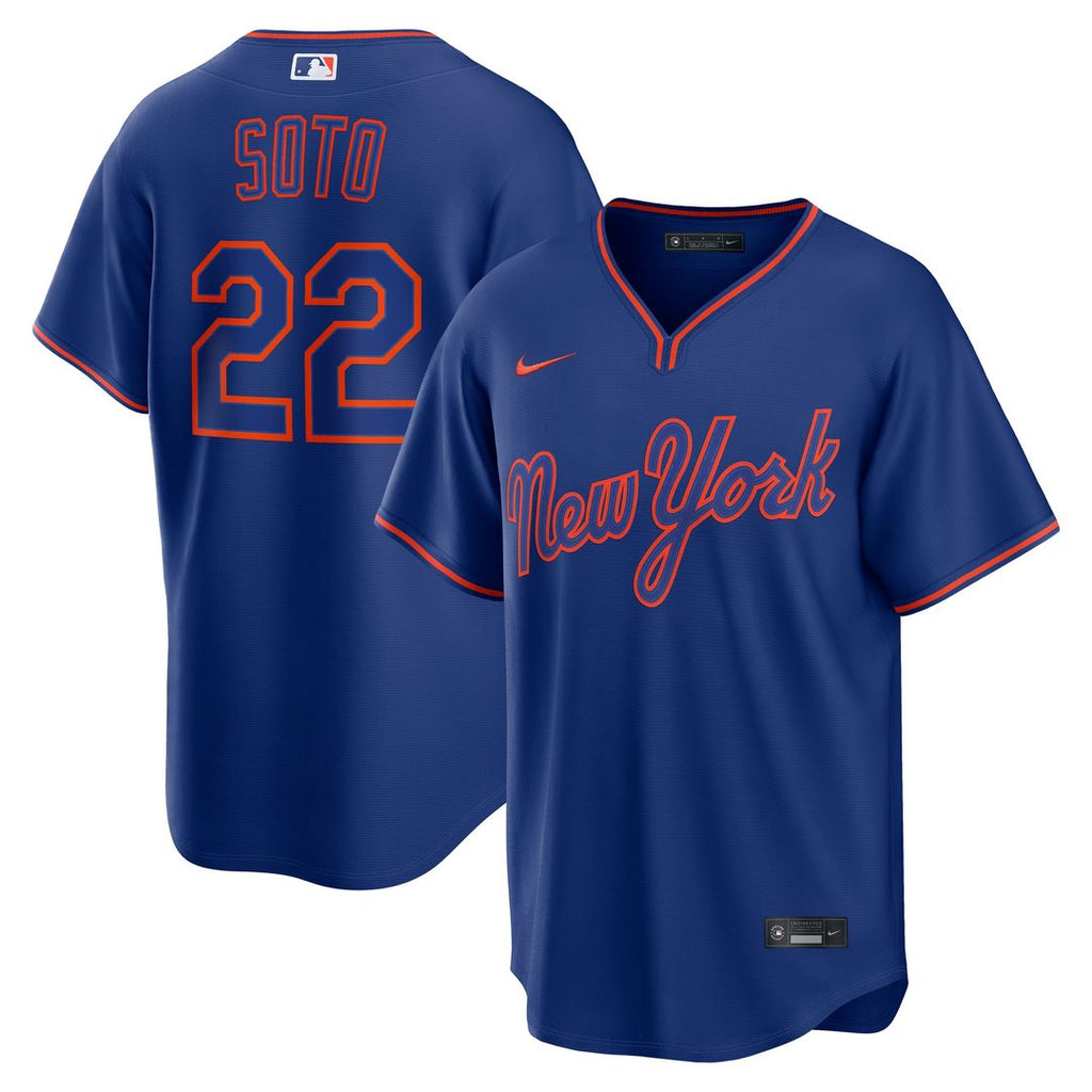 New York Mets Juan Soto Alternate Replica Jersey — Royal