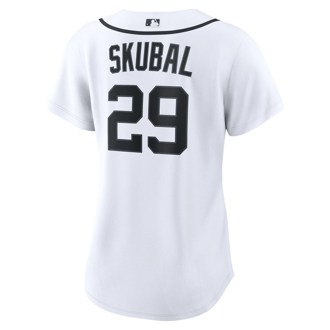 Detroit Tigers Tarik Skubal Women's Home Replica Jersey — White