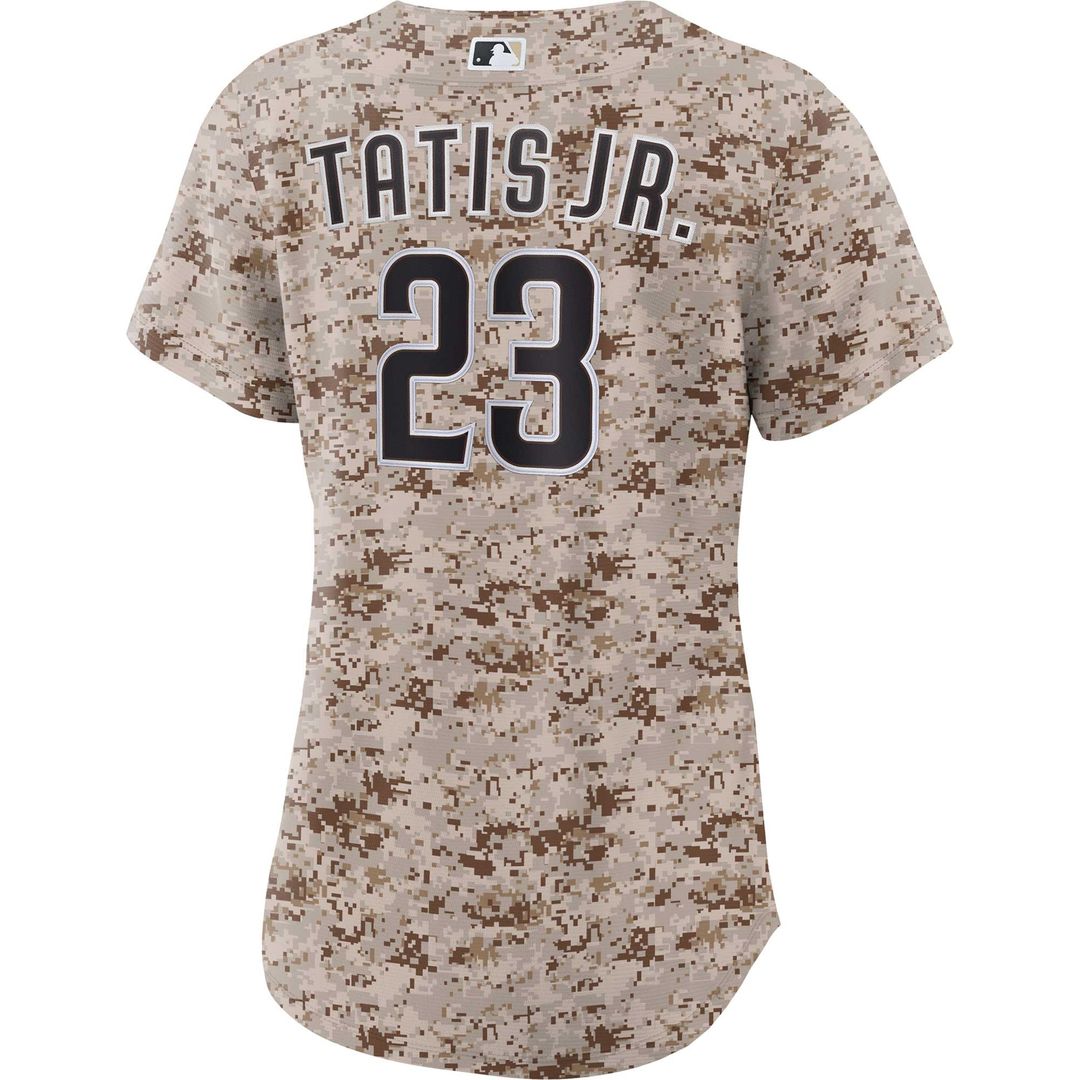 San Diego Padres Fernando Tatis Jr. Women's USMC Alternate Replica Jersey — Camo