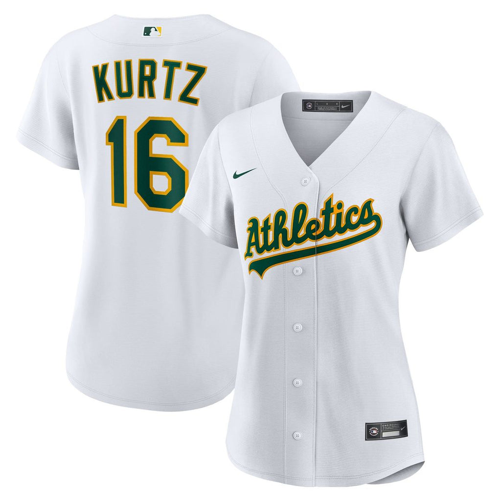 Athletics Nick Kurtz Women's Home Replica Jersey — White