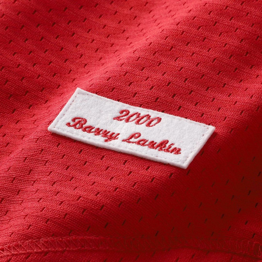 Cincinnati Reds Barry Larkin Throwback Cooperstown Mesh Batting Practice Jersey — Red