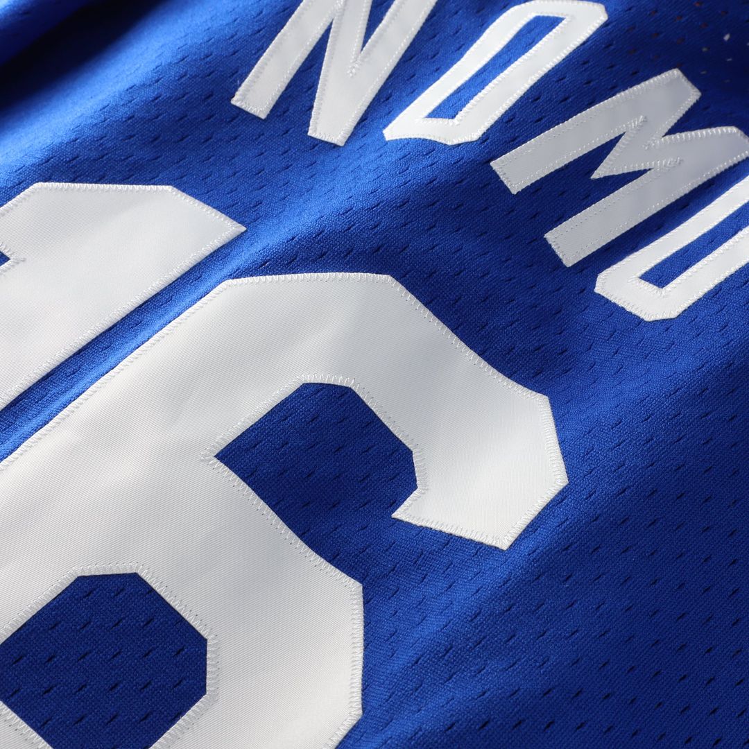 Los Angeles Dodgers Hideo Nomo Big & Tall Cooperstown Mesh Batting Practice Jersey — Royal