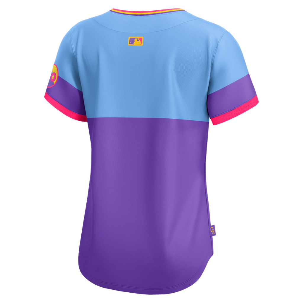 Colorado Rockies Women's 2025 City Connect Limited Jersey — Purple/Light Blue