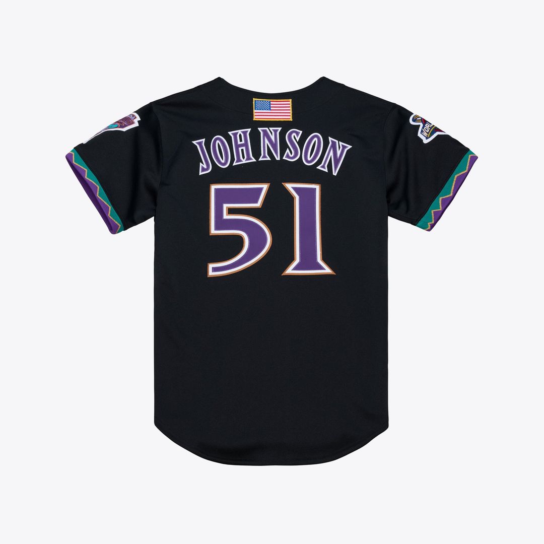 Arizona Diamondbacks Randy Johnson 2001 Authentic Jersey — Black