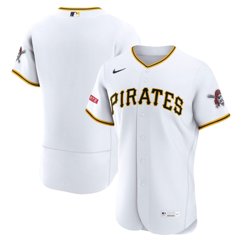 Pittsburgh Pirates Home Authentic Jersey — White