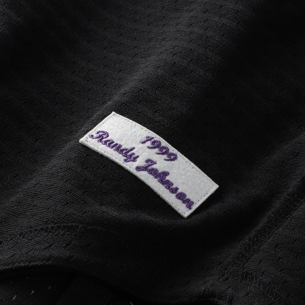 Arizona Diamondbacks Randy Johnson Cooperstown Mesh Batting Practice Button-Up Jersey — Black