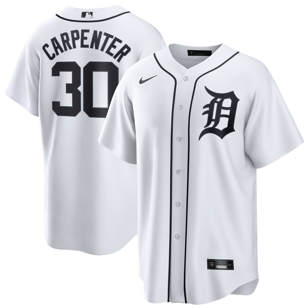 Detroit Tigers Kerry Carpenter Home Replica Jersey — White