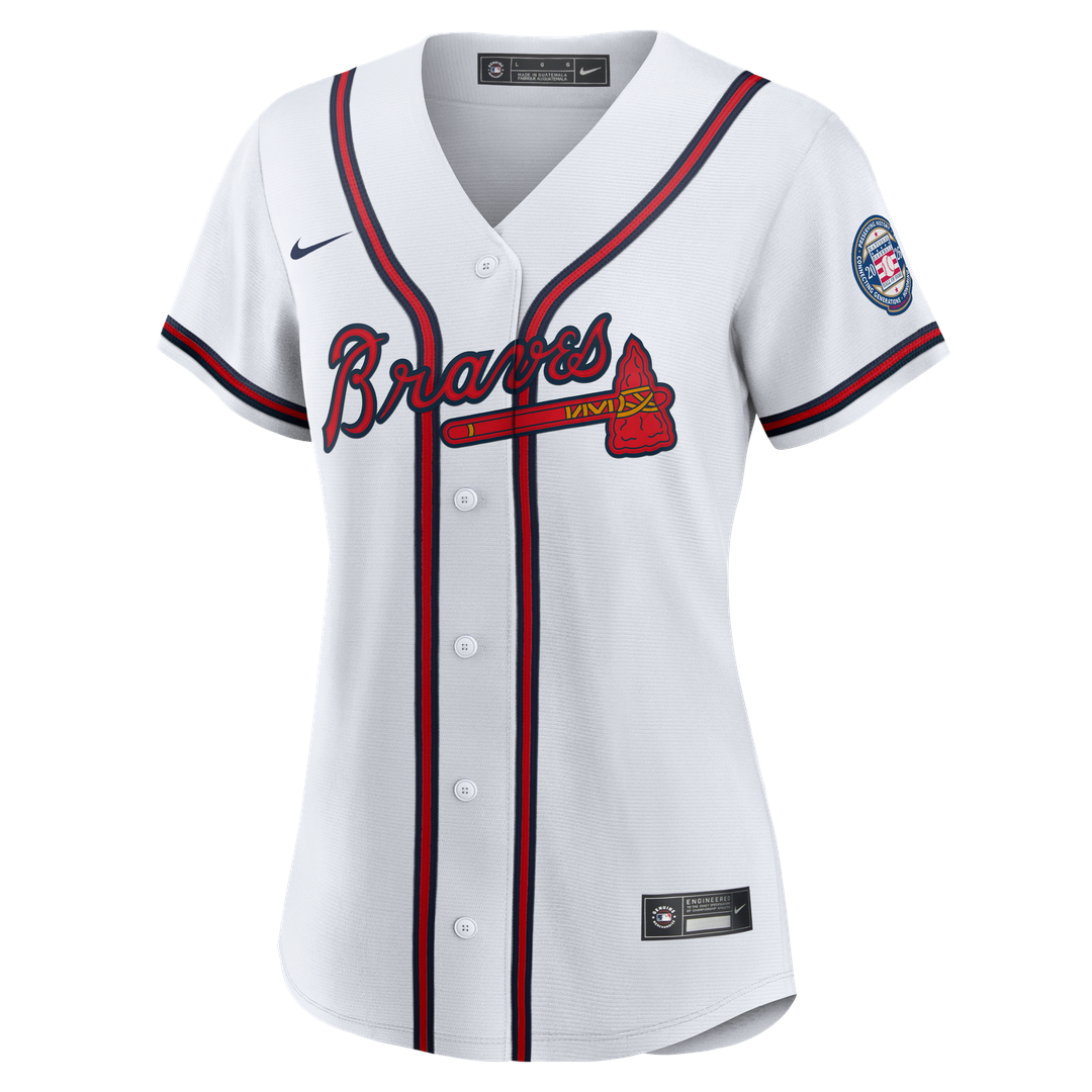 Atlanta Braves Andruw Jones Women's 2026 Baseball Hall of Fame Retired Replica Jersey — White