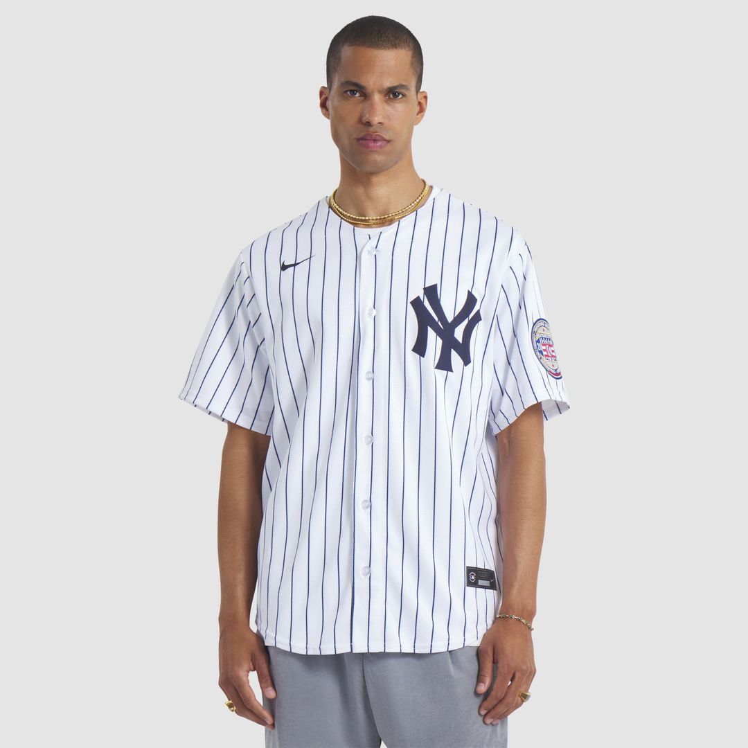 New York Yankees CC Sabathia 2025 Baseball Hall of Fame Name & Number Retired Replica Jersey — White