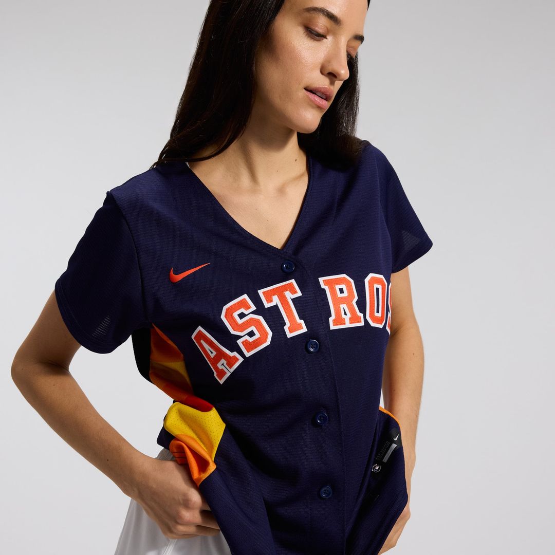Houston Astros Jose Altuve Women's Alternate Replica Jersey — Navy