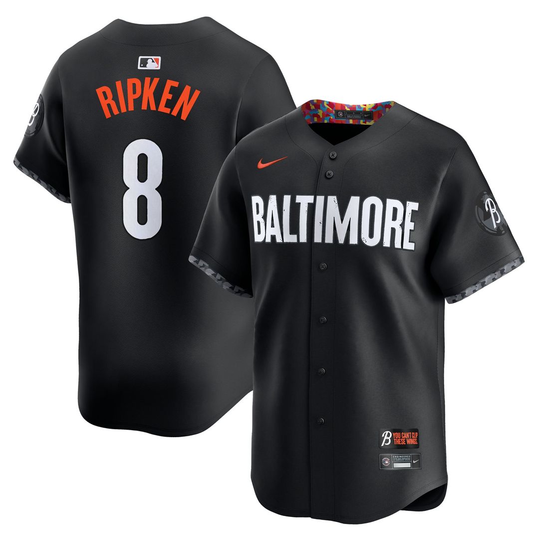 Baltimore Orioles Cal Ripken Jr. City Connect Limited Jersey — Black