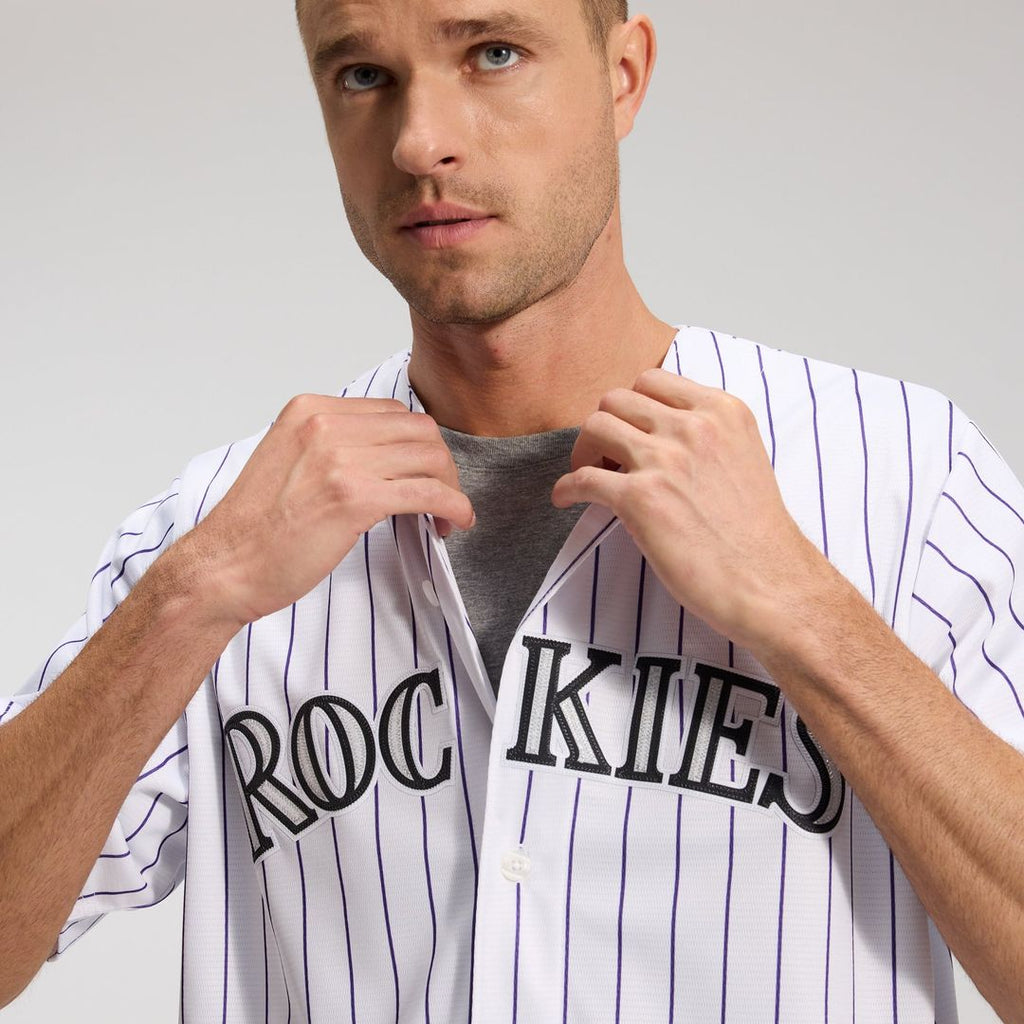 Colorado Rockies Alternate Replica Team Jersey — Purple