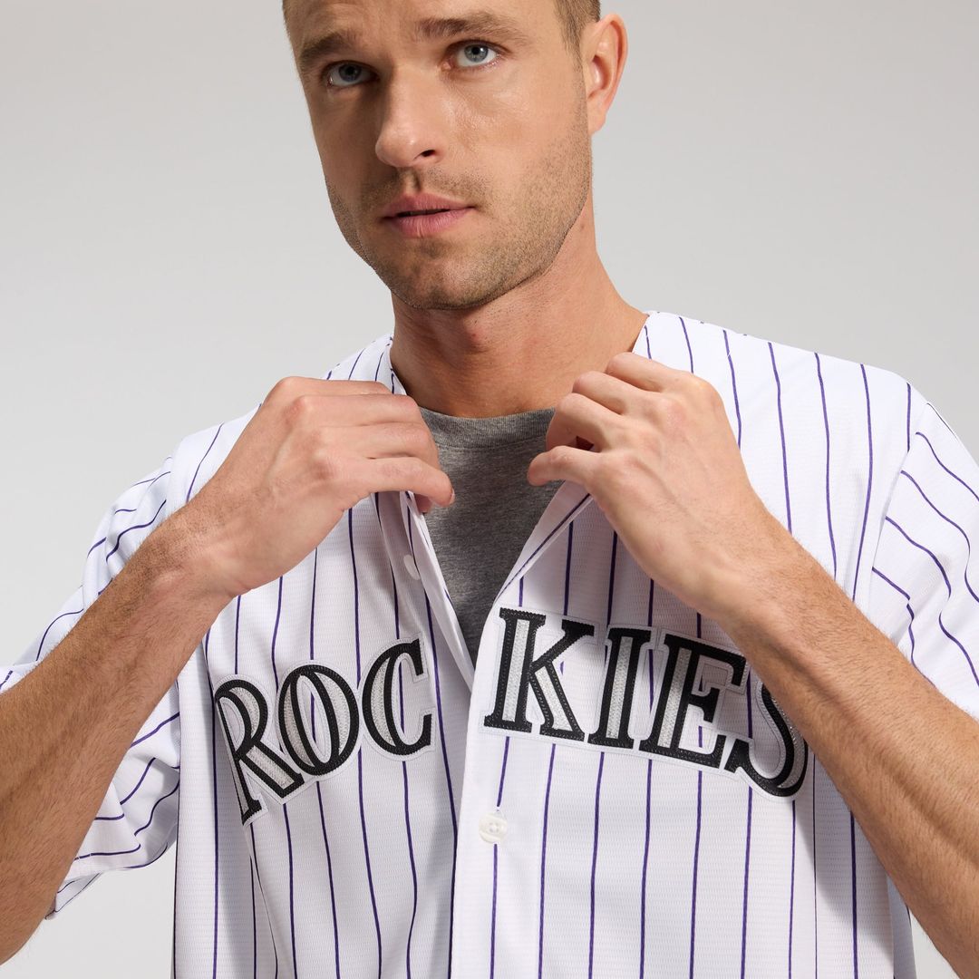 Colorado Rockies Alternate Replica Team Jersey — Purple