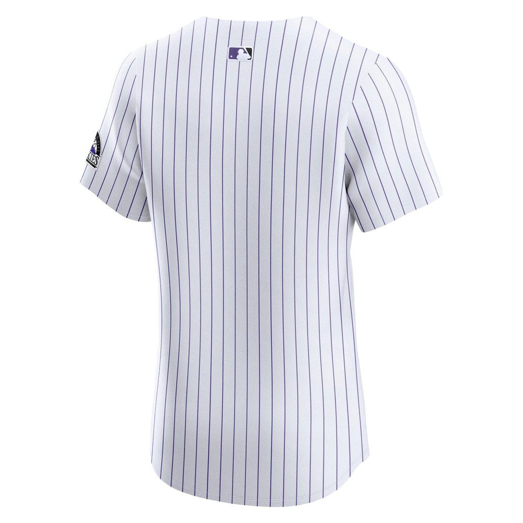 Colorado Rockies Home Elite Jersey — White