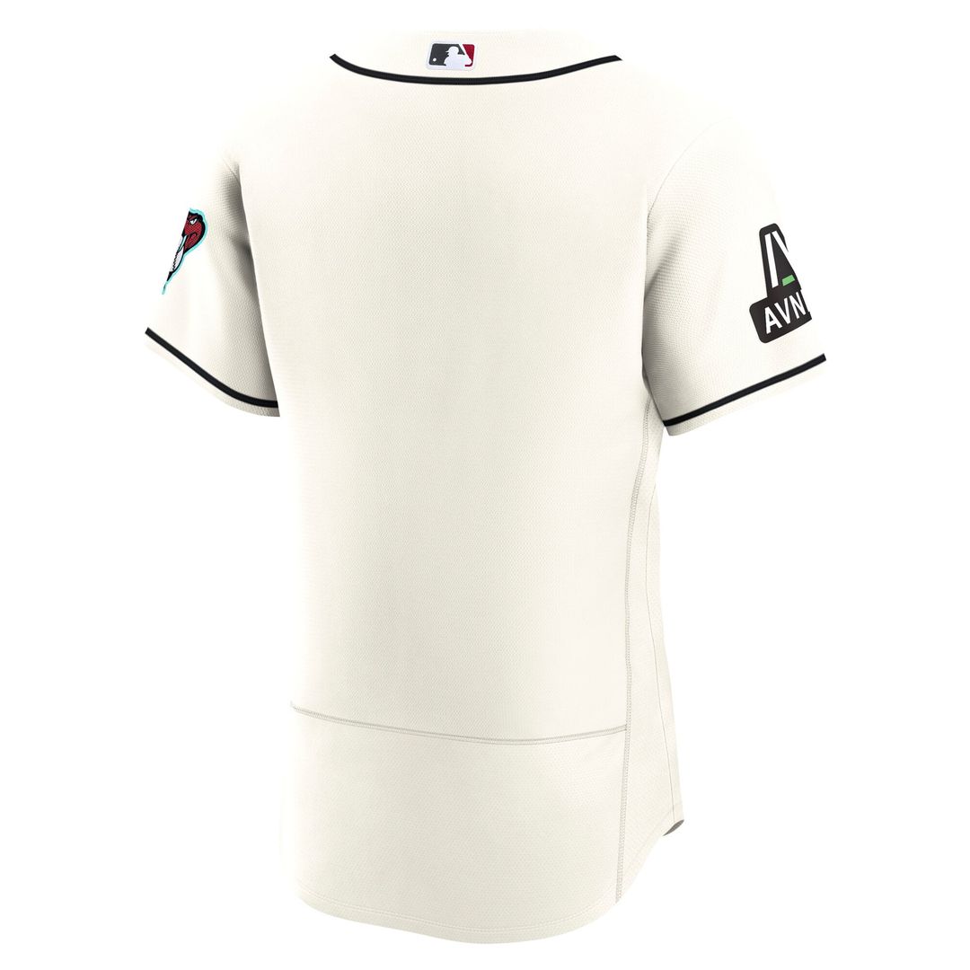 Arizona Diamondbacks Home Sponsor Patch Authentic Jersey — Cream
