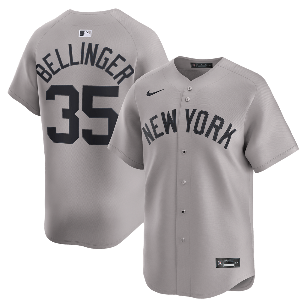 New York Yankees Cody Bellinger Road Limited Jersey — Gray
