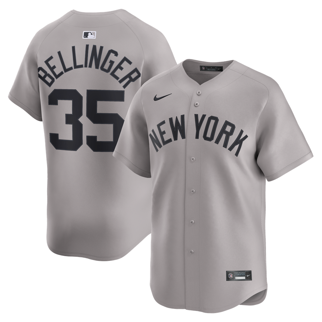New York Yankees Cody Bellinger Road Limited Jersey — Gray