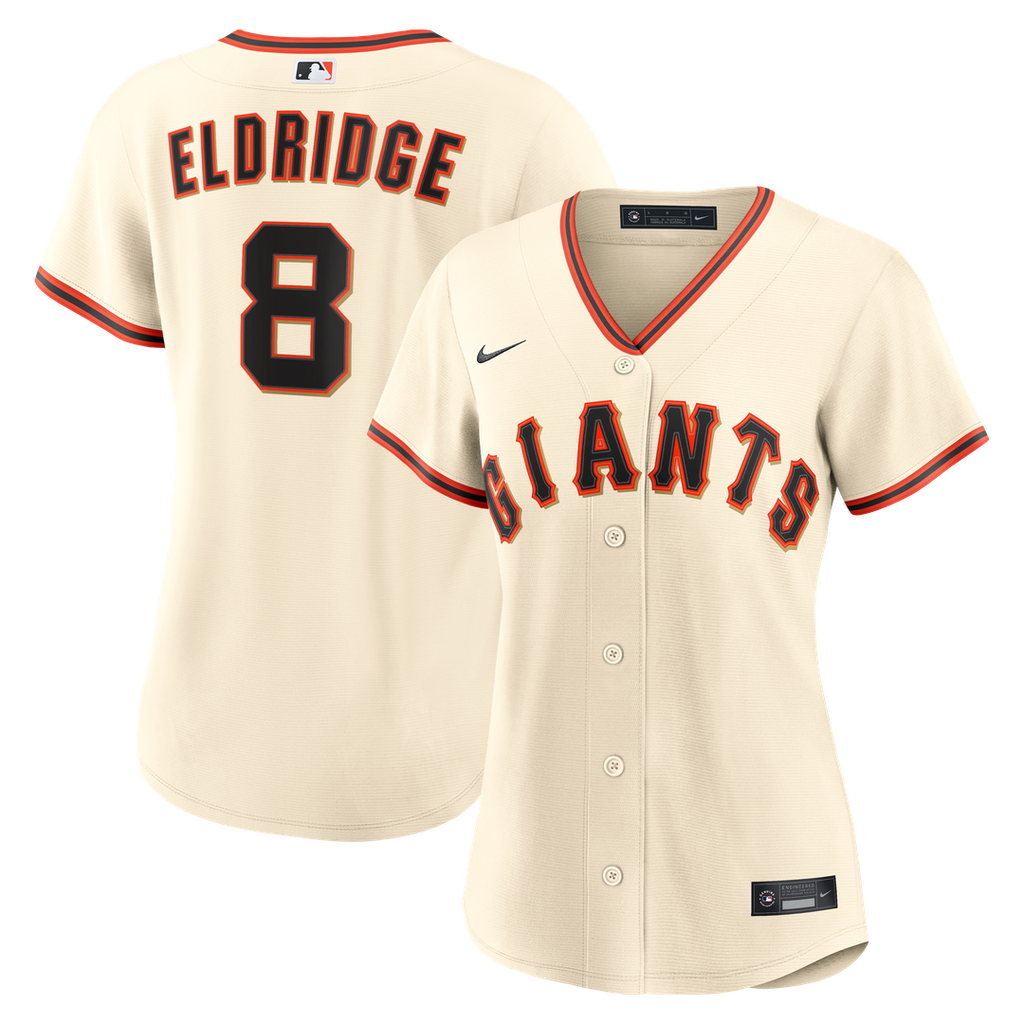 San Francisco Giants Bryce Eldridge Women's Home Replica Jersey — Cream