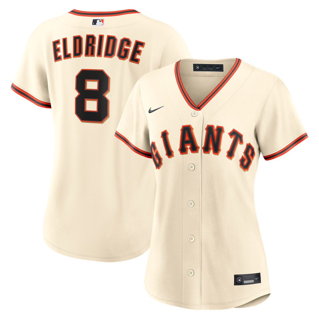 San Francisco Giants Bryce Eldridge Women's Home Replica Jersey — Cream