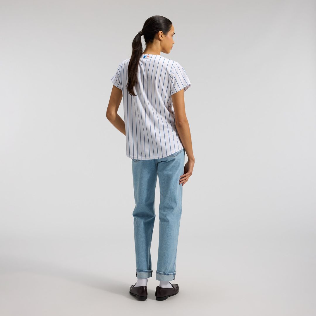 New York Mets Women's Home Replica Team Jersey — White