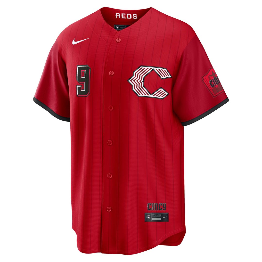 Cincinnati Reds Matt McLain 2026 City Connect Stadium Jersey — Red