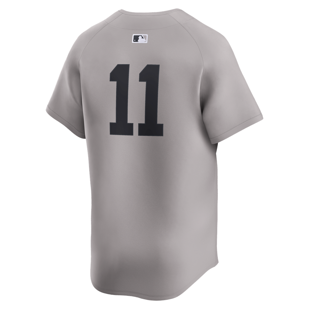 New York Yankees Anthony Volpe Road Limited Jersey — Gray