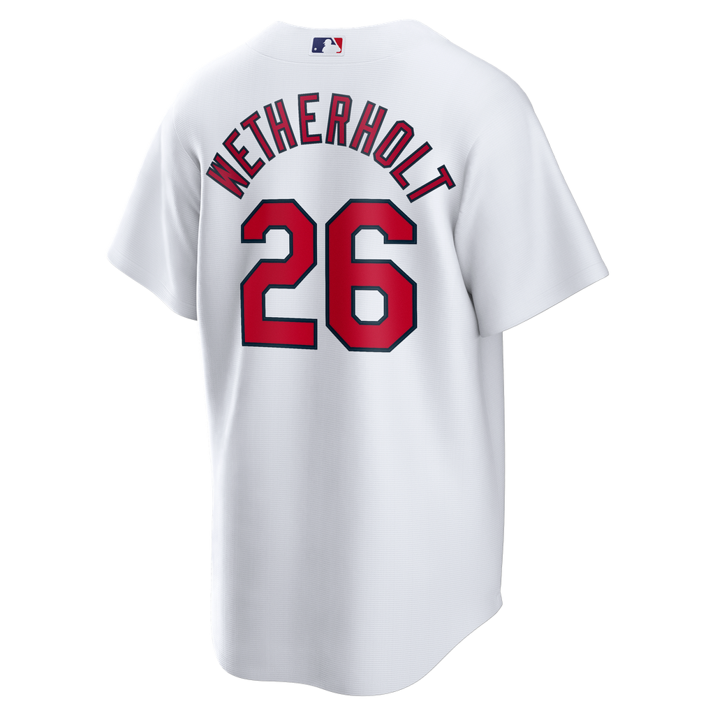 St. Louis Cardinals JJ Wetherholt Home Replica Jersey — White