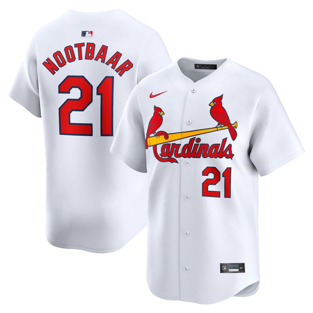St. Louis Cardinals Lars Nootbaar Home Limited Jersey — White