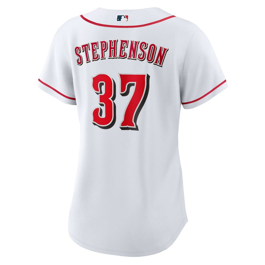 Cincinnati Reds Tyler Stephenson Women's Home Replica Jersey — White