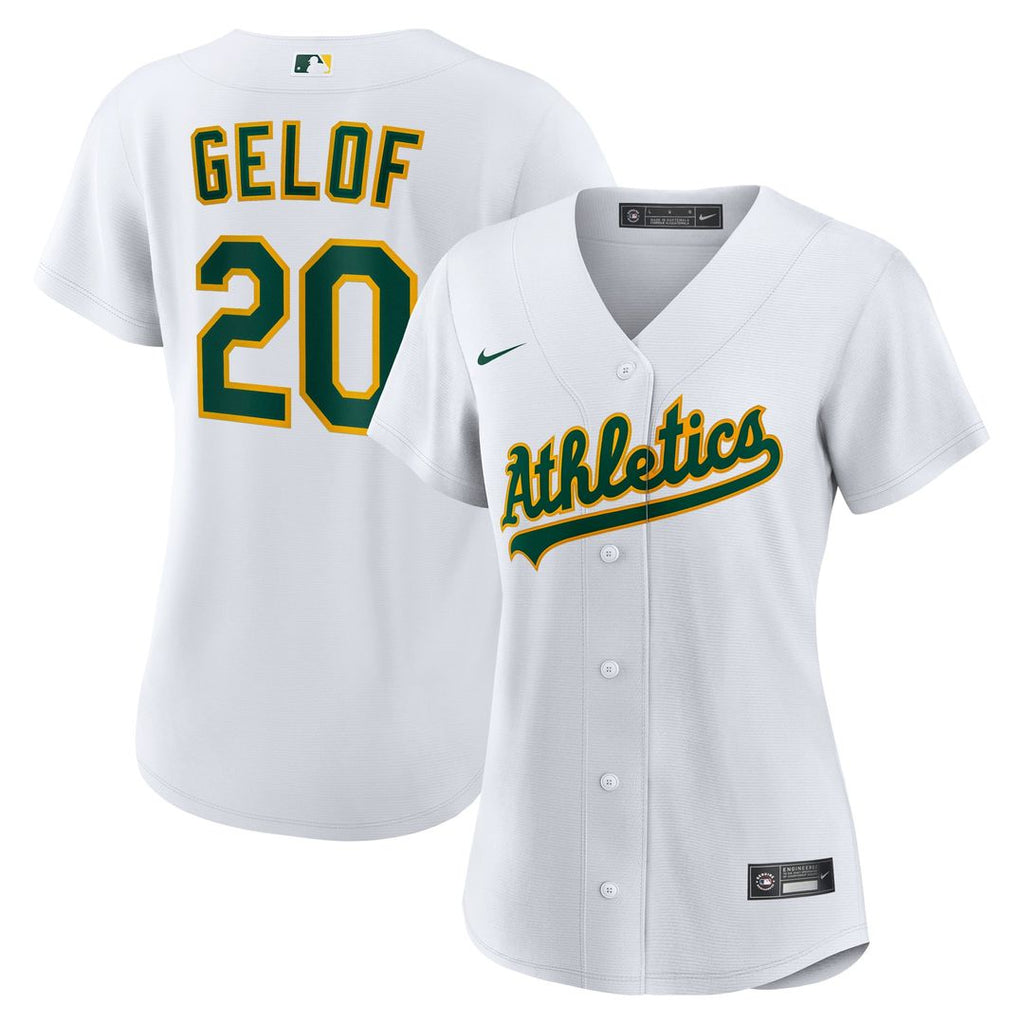 Athletics Zack Gelof Women's Home Replica Jersey — White