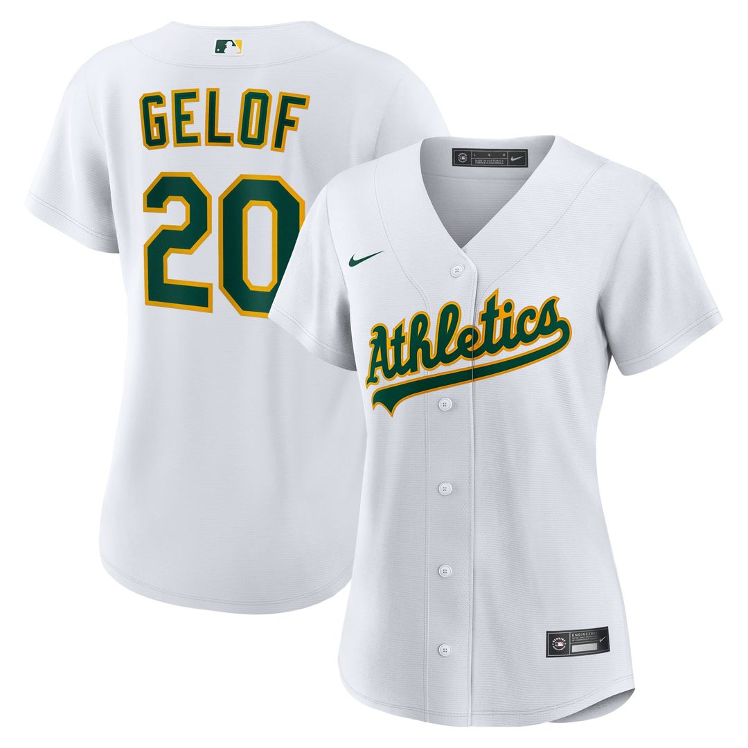 Athletics Zack Gelof Women's Home Replica Jersey — White