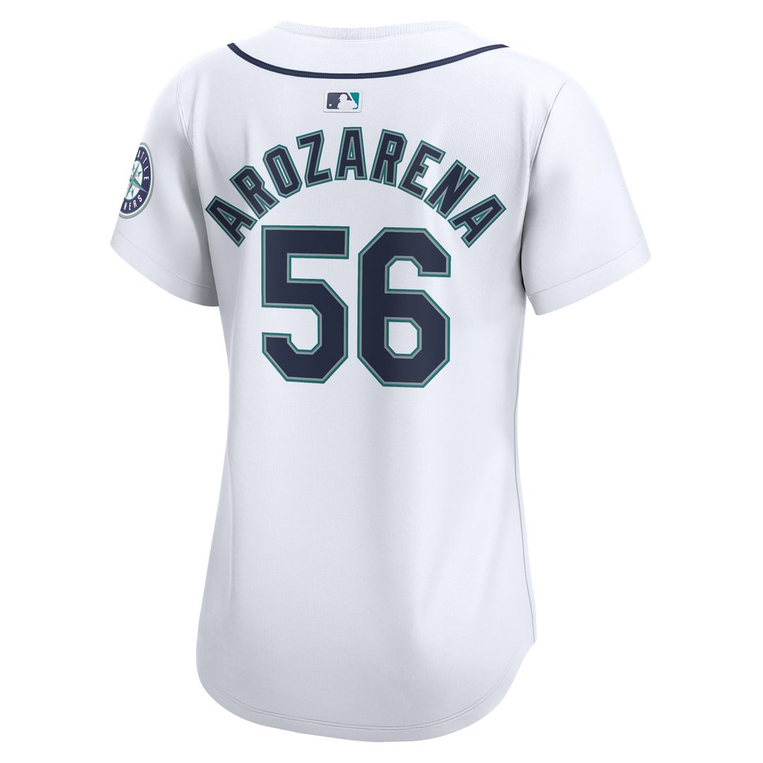Seattle Mariners Randy Arozarena Women's Home Limited Jersey — White