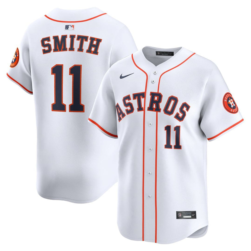 Houston Astros Cam Smith #11 Home Limited Jersey — White