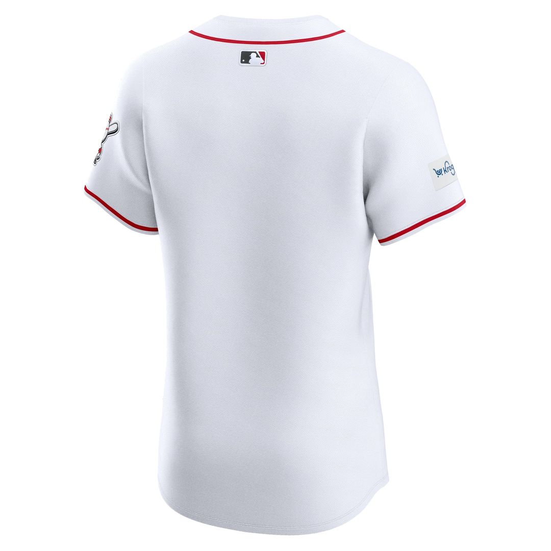 Cincinnati Reds Home Elite Jersey — White