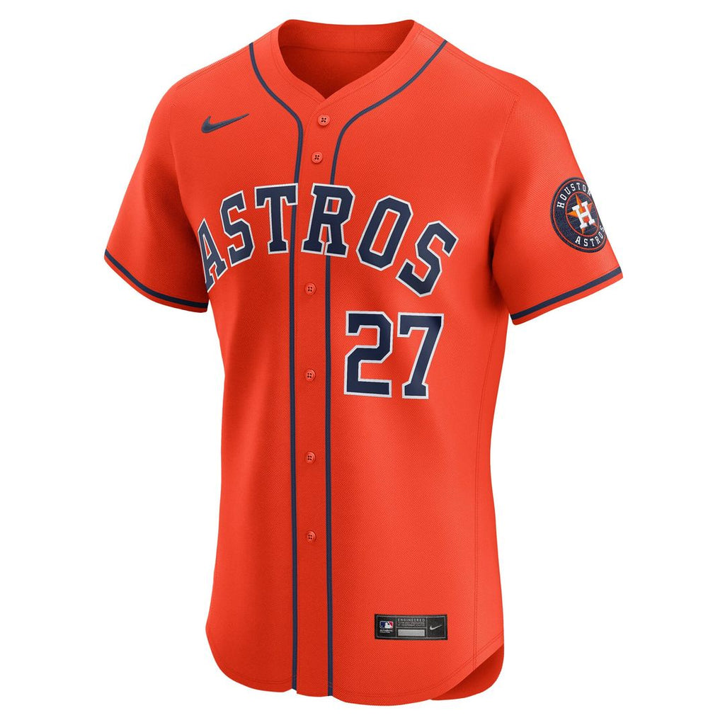 Houston Astros Jose Altuve Alternate Elite Jersey — Orange