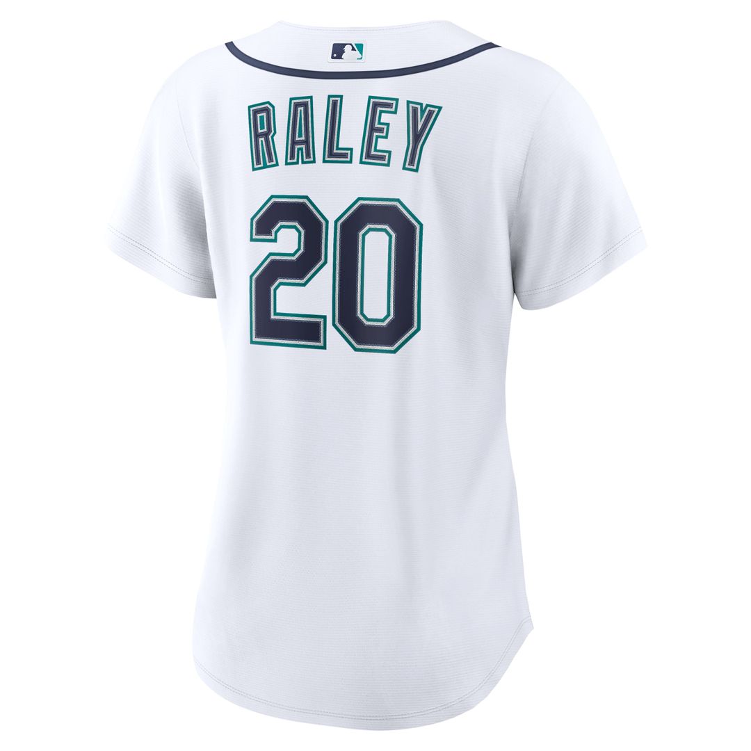 Seattle Mariners Luke Raley Women's Home Replica Jersey — White