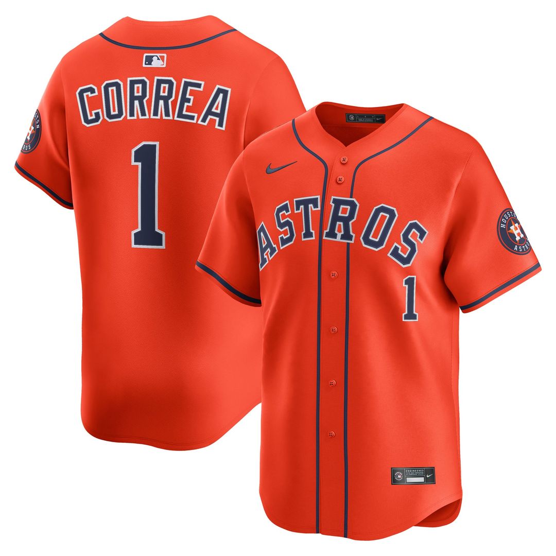 Houston Astros Carlos Correa Home Limited Jersey — White