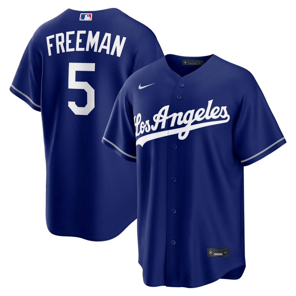 Los Angeles Dodgers Freddie Freeman Alternate Replica Jersey — Royal