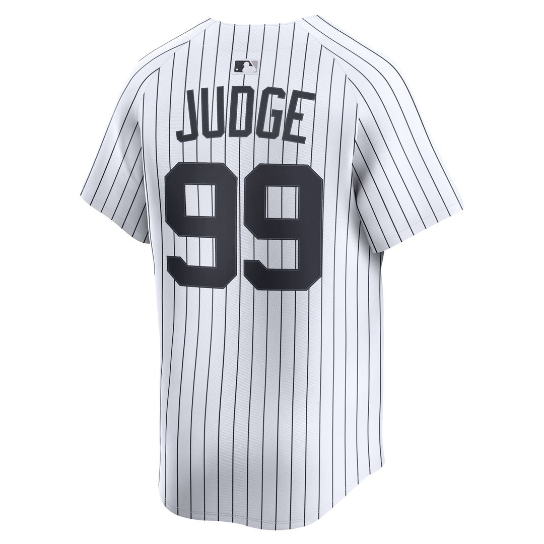 New York Yankees Aaron Judge Home Limited Jersey — White