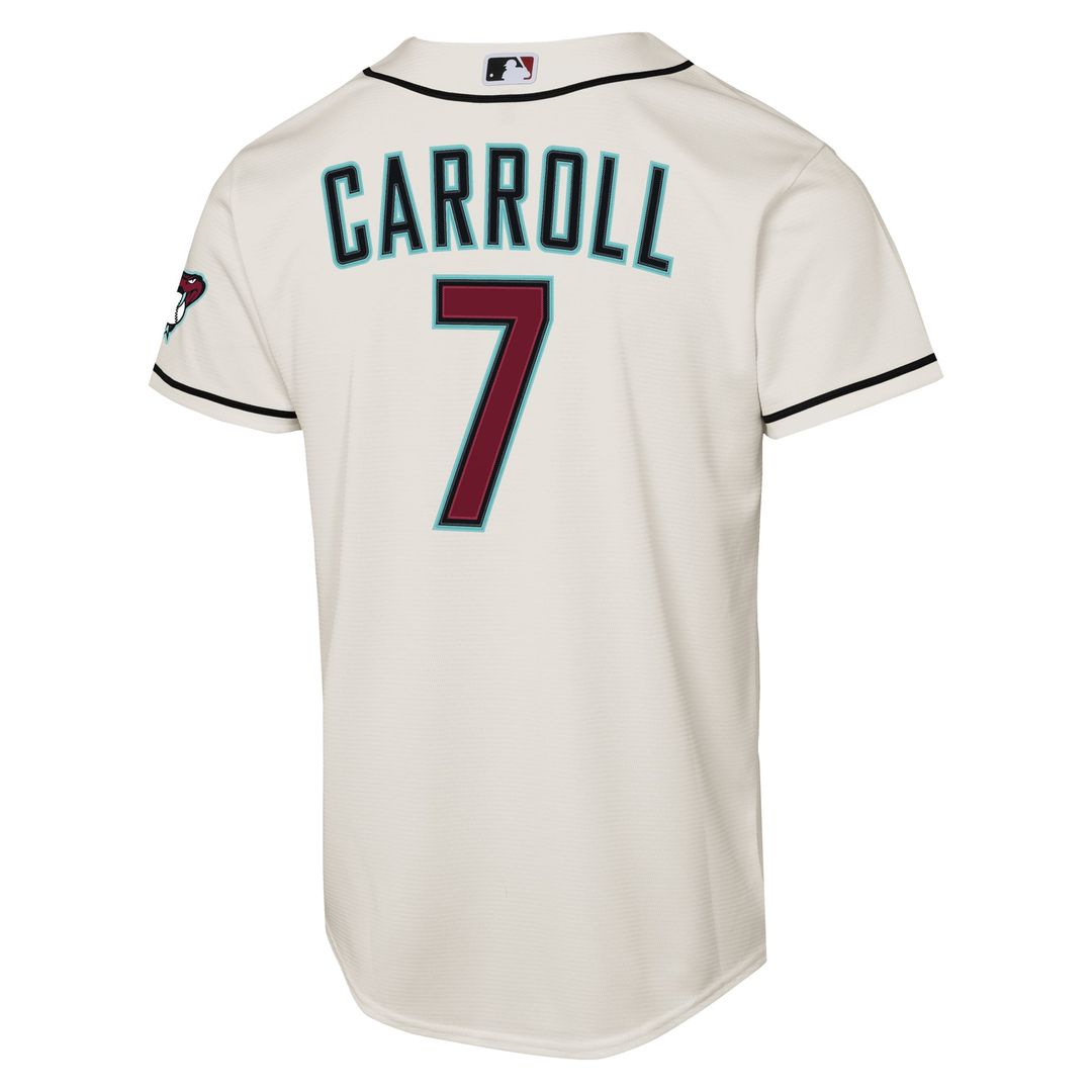 Arizona Diamondbacks Corbin Carroll Youth Alternate Stadium Jersey — Black