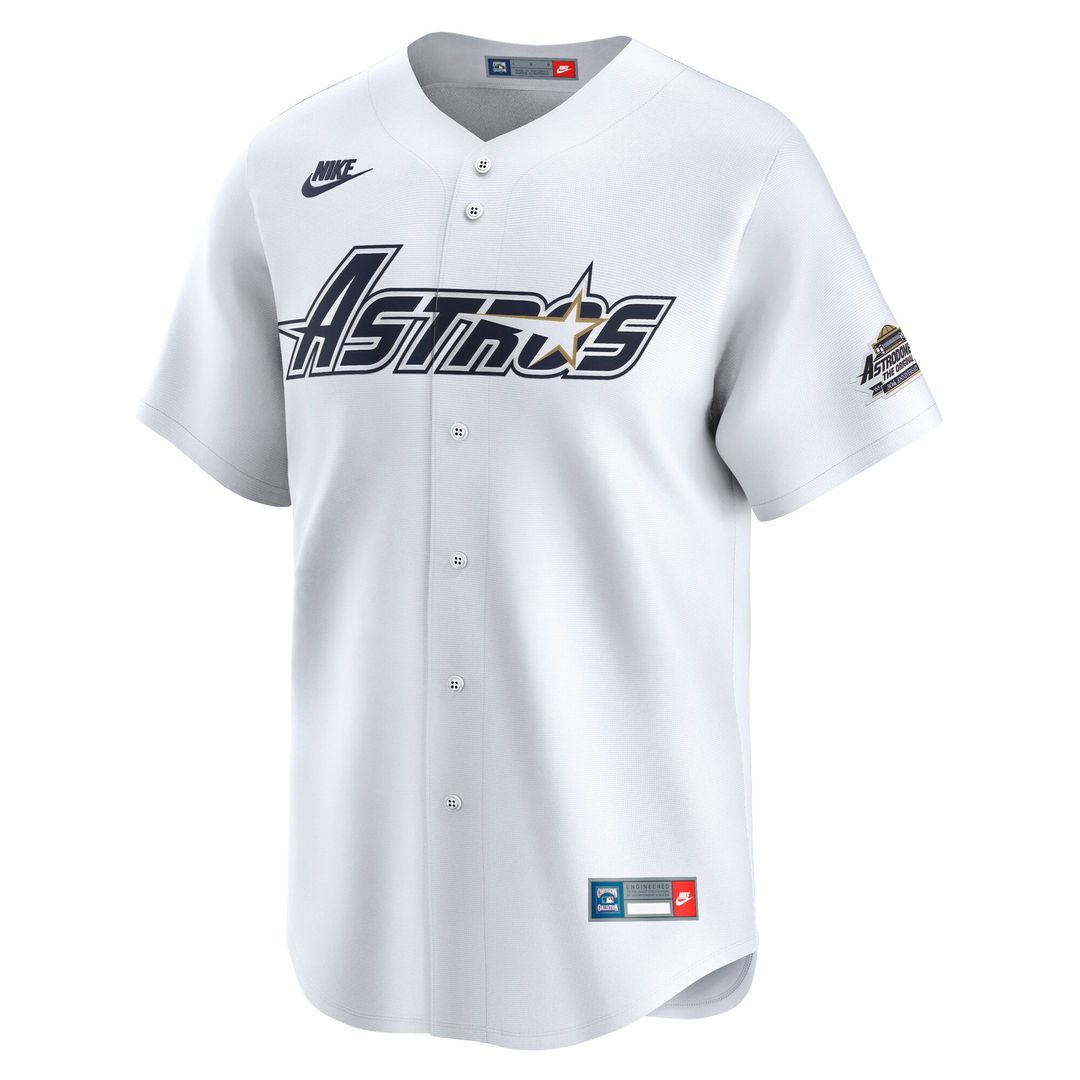 Houston Astros Jeff Bagwell Throwback Cooperstown Limited Jersey — White