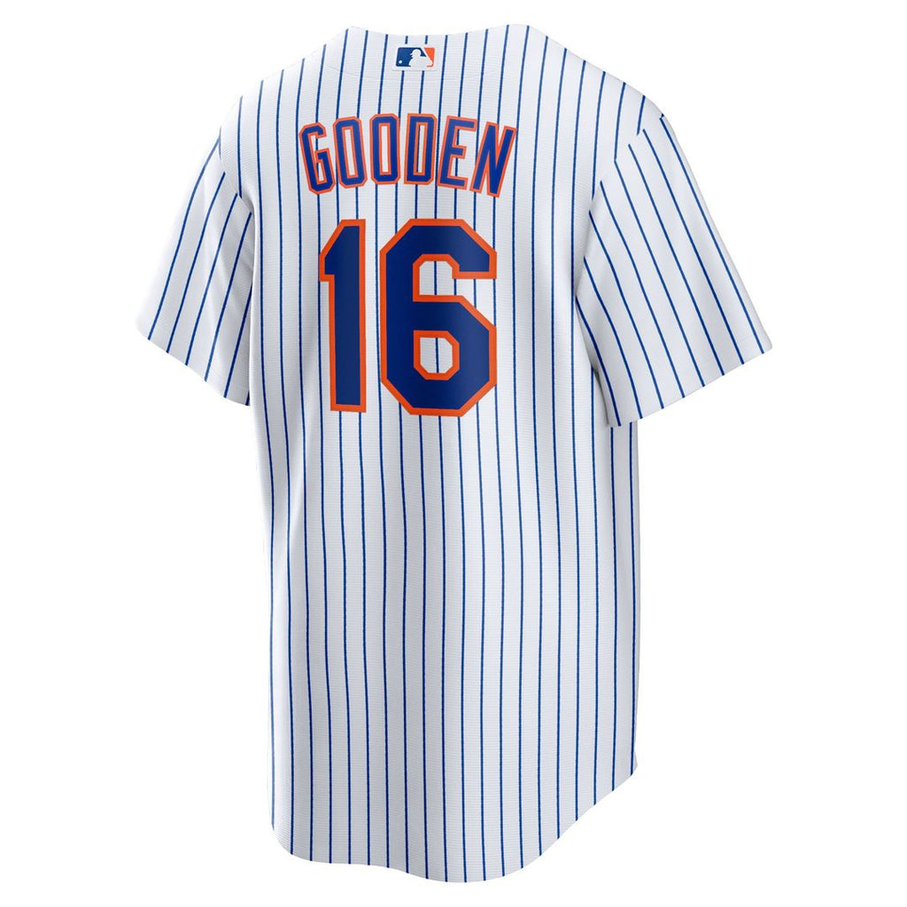 New York Mets Dwight Gooden Home Replica Jersey — White