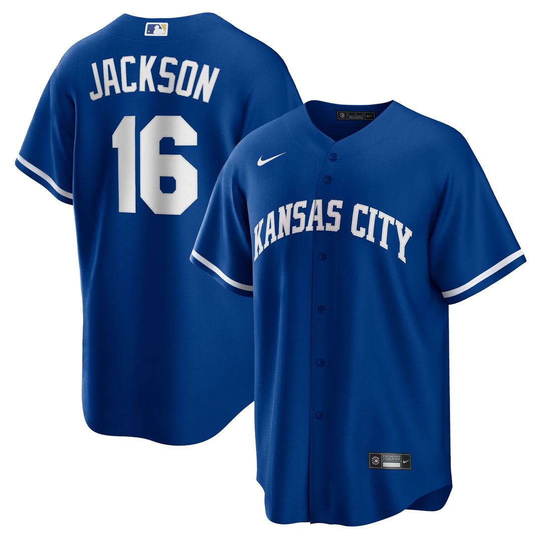 Kansas City Royals Bo Jackson Alternate 2 Replica Jersey — Rush Blue
