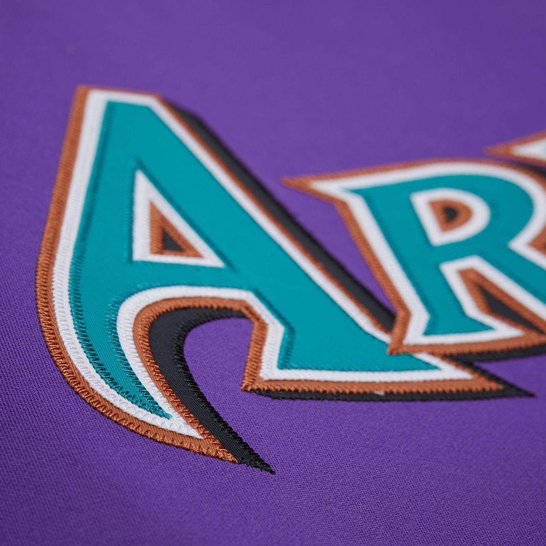 Arizona Diamondbacks Randy Johnson 2000 Throwback Authentic Jersey — Purple