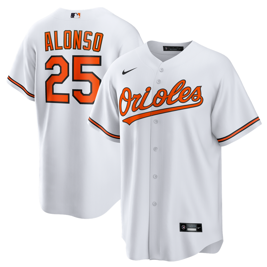 Baltimore Orioles Pete Alonso Home Replica Jersey — White