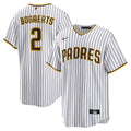 San Diego Padres Xander Bogaerts Home Official Replica Jersey — White/Brown